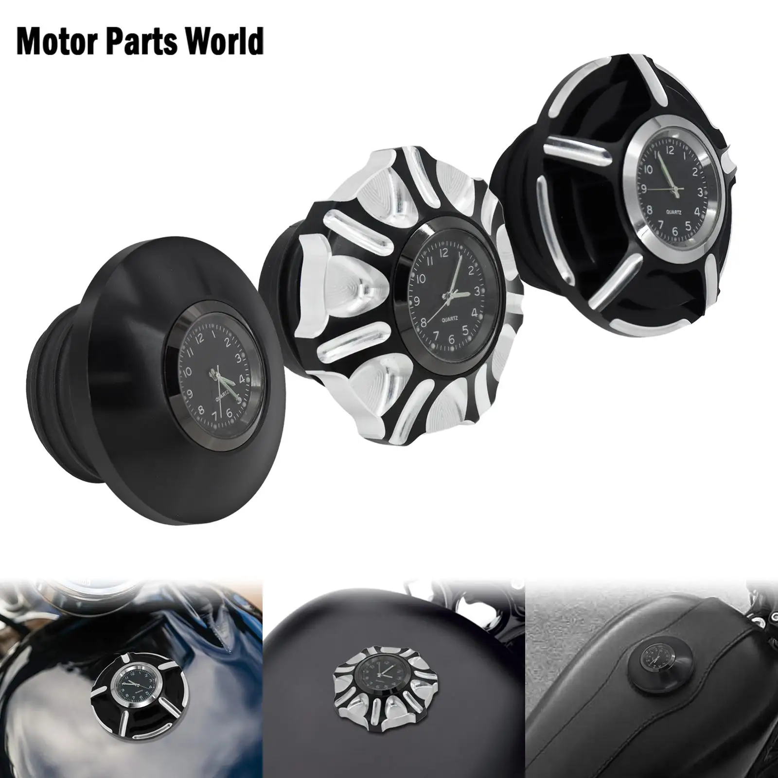 Motorcycle Fuel Gas Tank Decorative Oil Cap Cover With Clocks Black Chrome For Harley Sportster Touring Road King Dyna Softail
Motorcycle Fuel Gas Tank Decorative Oil Cap Cover With Clocks Black Chrome For Harley Sportster Touring Road King Dyna Softail