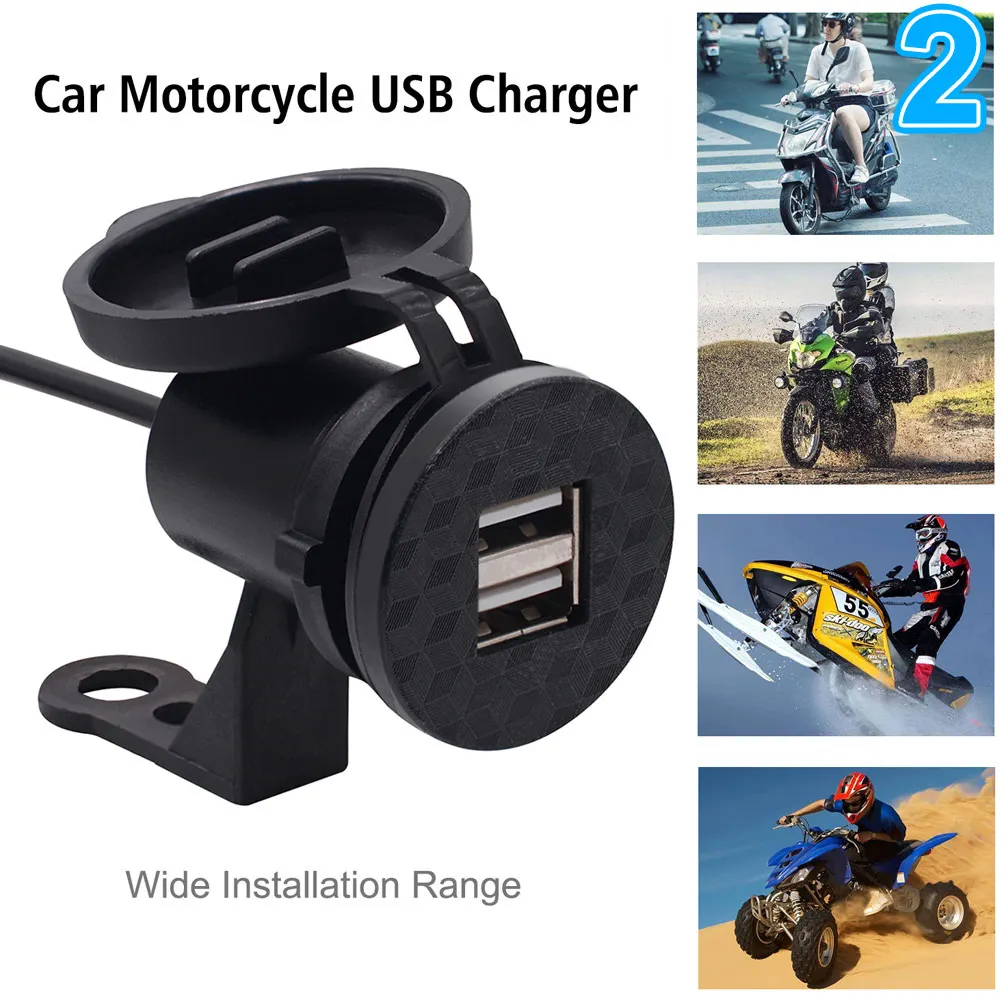 dropshipping Motorcycle Motorbike USB Charger Waterproof Charging for Mobile Phone Tablet OE88 |