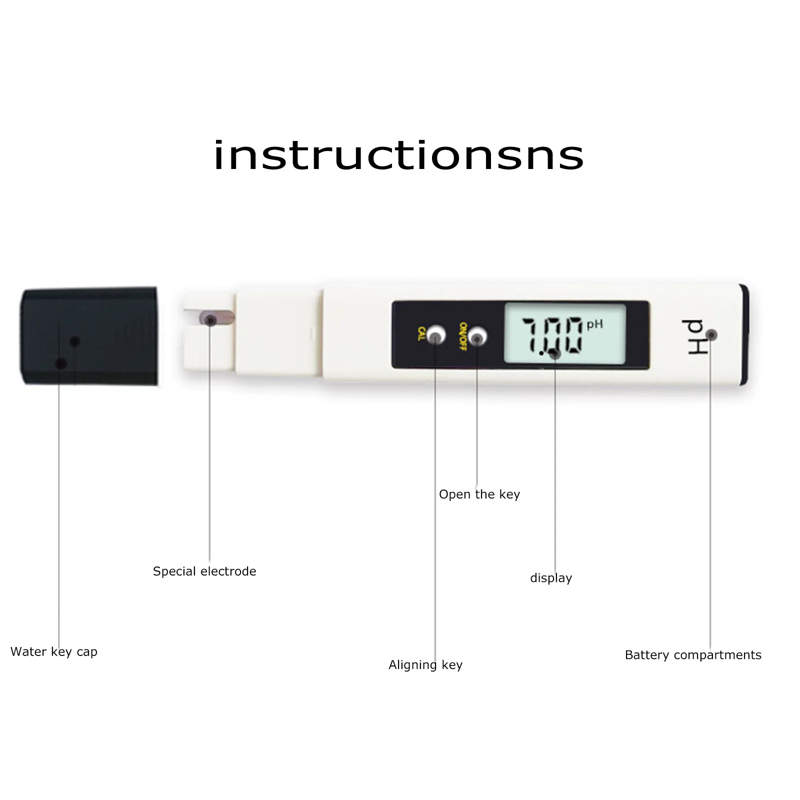 Digital PH Meter Tester Thermometer Measuring Pen Water Quality Filter Hydroponic for Aquarium Pool Monitor #41 | Дом и сад