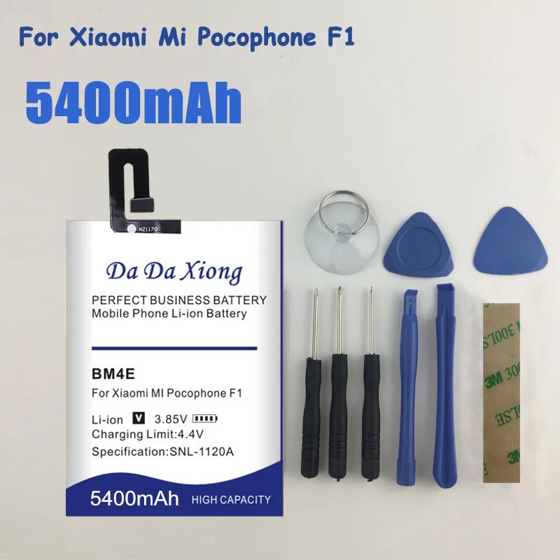 Аккумулятор DaDaXiong BM4E 5400 мАч для Xiaomi MI Pocophone F1 Poco сменные батареи|Аккумуляторы