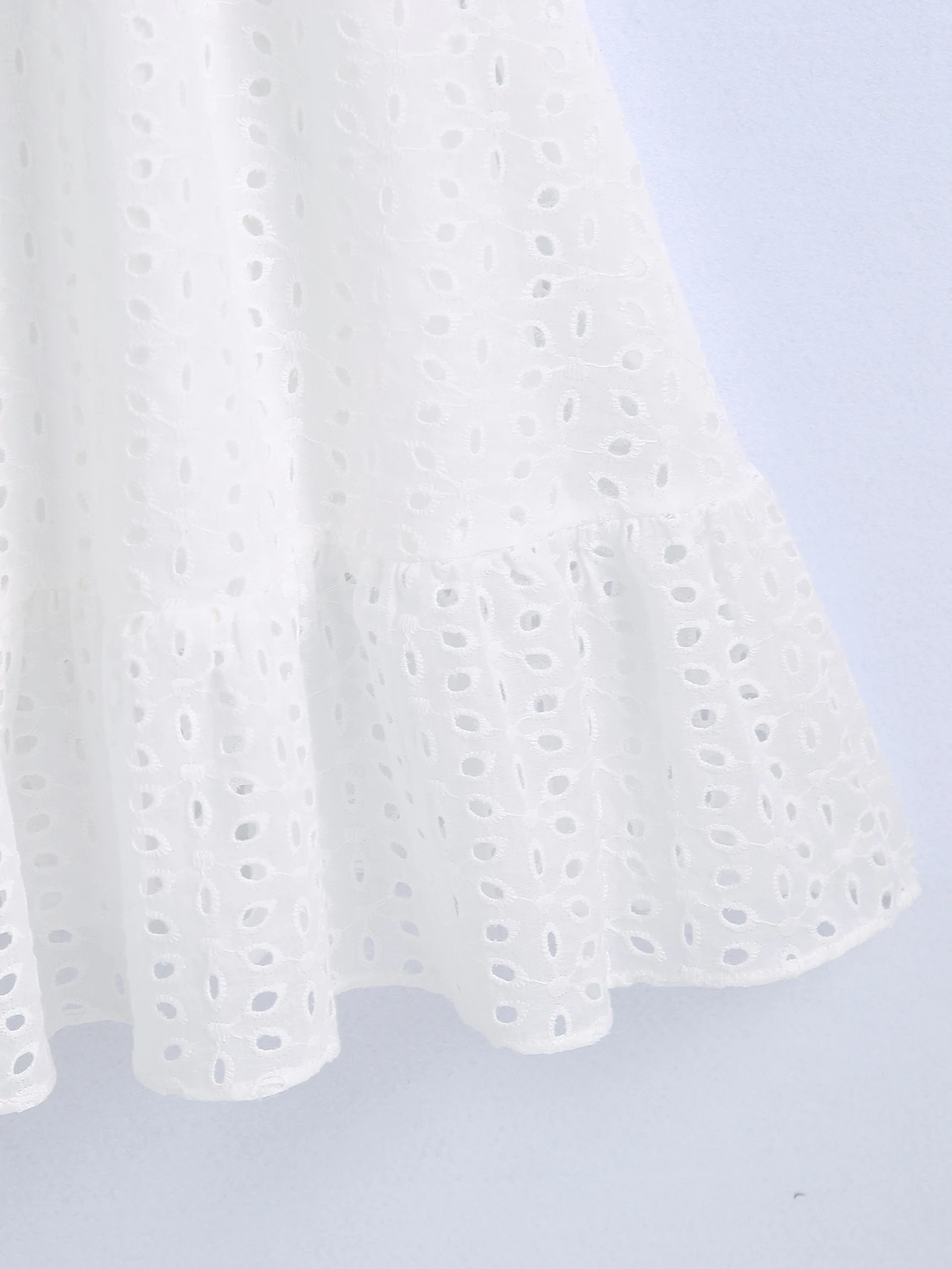 2021 summer new first love white halter skirt dress popular waist skirt chic thin skirt