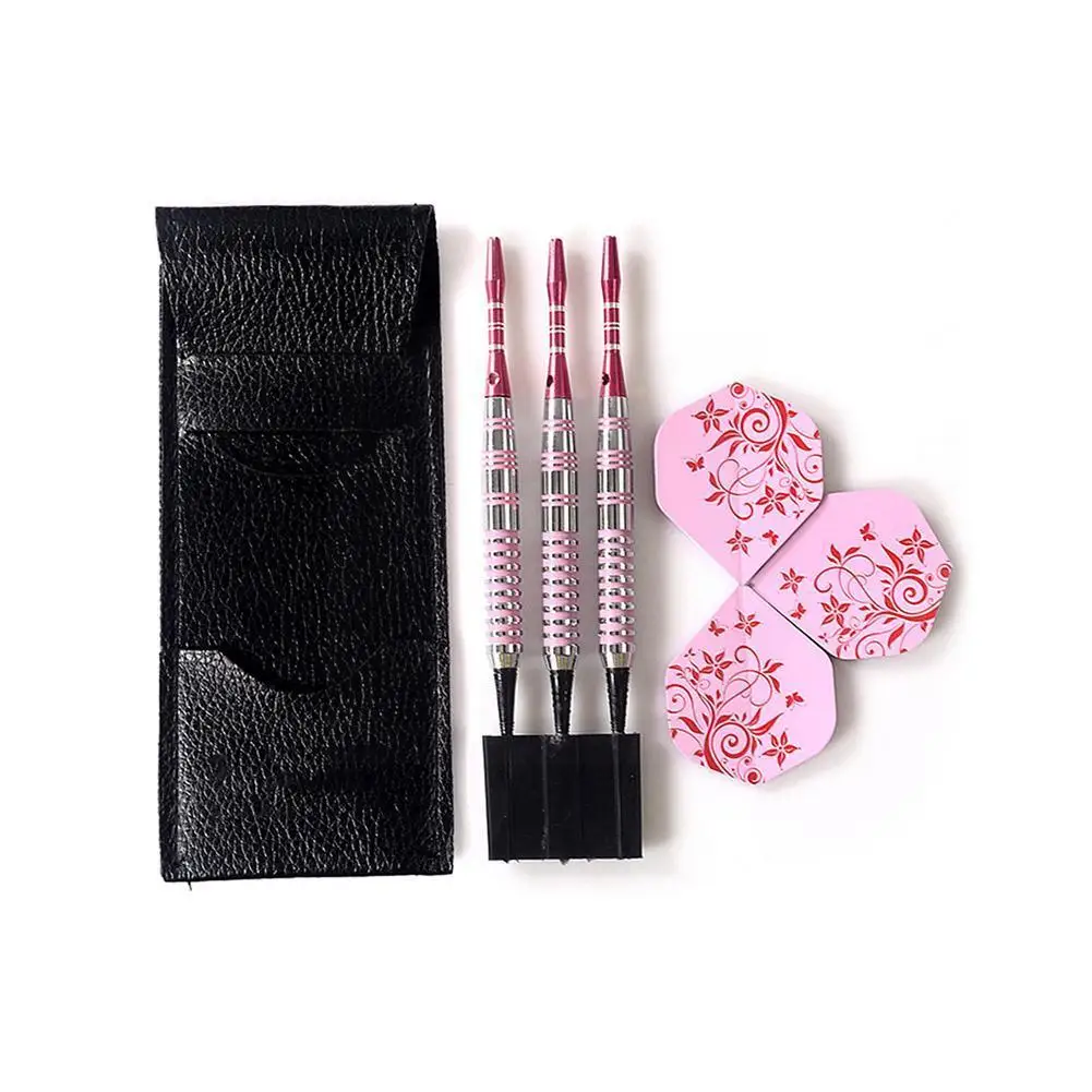 3 Pcs/set Pink Flower 17 Grams Soft Tip Professional Safety Sport Bag Darts Iron Darts Best Leather Game Gift Indoor Darts E0r2
3 Pcs/set Pink Flower 17 Grams Soft Tip Professional Safety Sport Bag Darts Iron Darts Best Leather Game Gift Indoor Darts E0r2