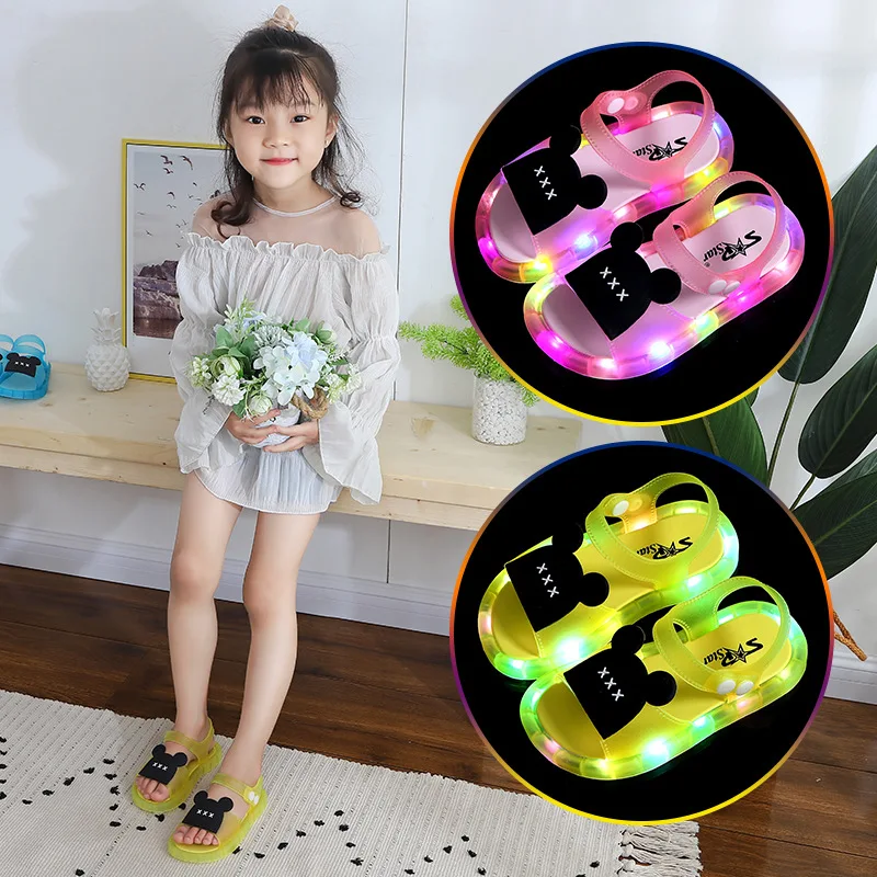 Baby Boys Girls Cartoon Sandals Flash Lighted Children Summer Sandal Slipper Shoes 2020 New Kids Toddler Orthopedic Sandals
Baby Boys Girls Cartoon Sandals Flash Lighted Children Summer Sandal Slipper Shoes 2020 New Kids Toddler Orthopedic Sandals