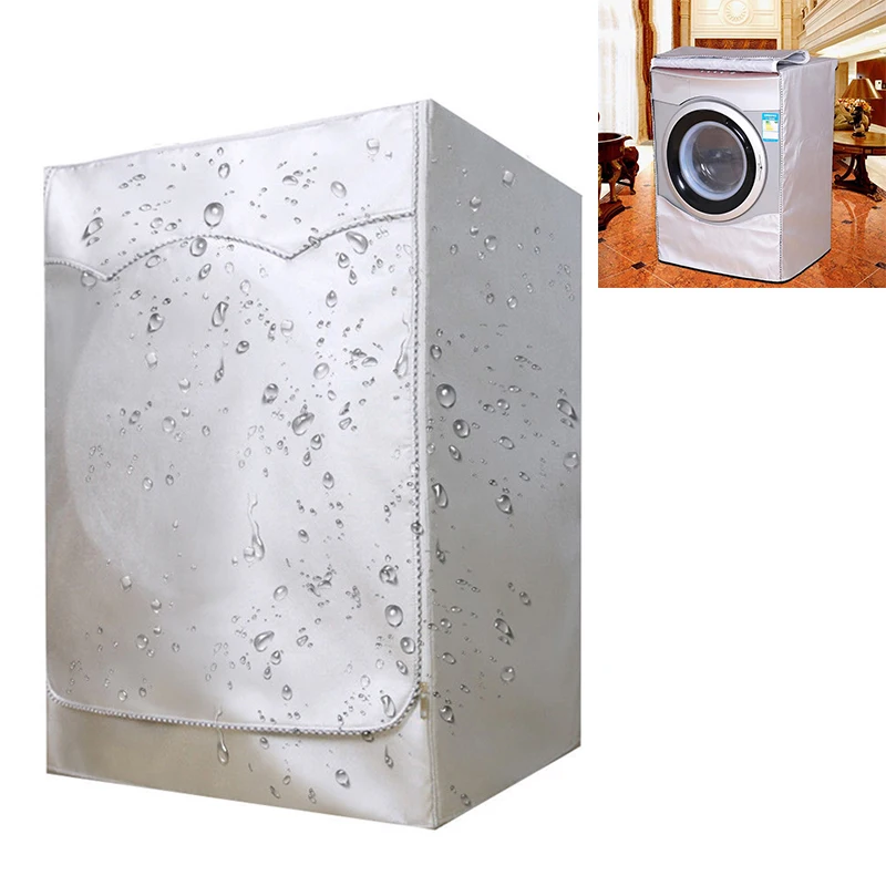 Silver Washing Machine Cover Waterproof Washer Cover For Front Load Washer/Dryer Silver Washing Machine Cover Waterproof
Silver Washing Machine Cover Waterproof Washer Cover For Front Load Washer/Dryer Silver Washing Machine Cover Waterproof