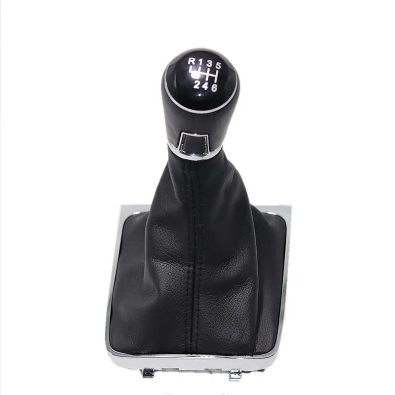 5/6 Speed Car Gear Shift Knob Car-Styling Stick Gaiter Boot Frame Kit Car-Styling For VW Passat B6 2005-2011 Accessories 
5/6 Speed Car Gear Shift Knob Car-Styling Stick Gaiter Boot Frame Kit Car-Styling For VW Passat B6 2005-2011 Accessories