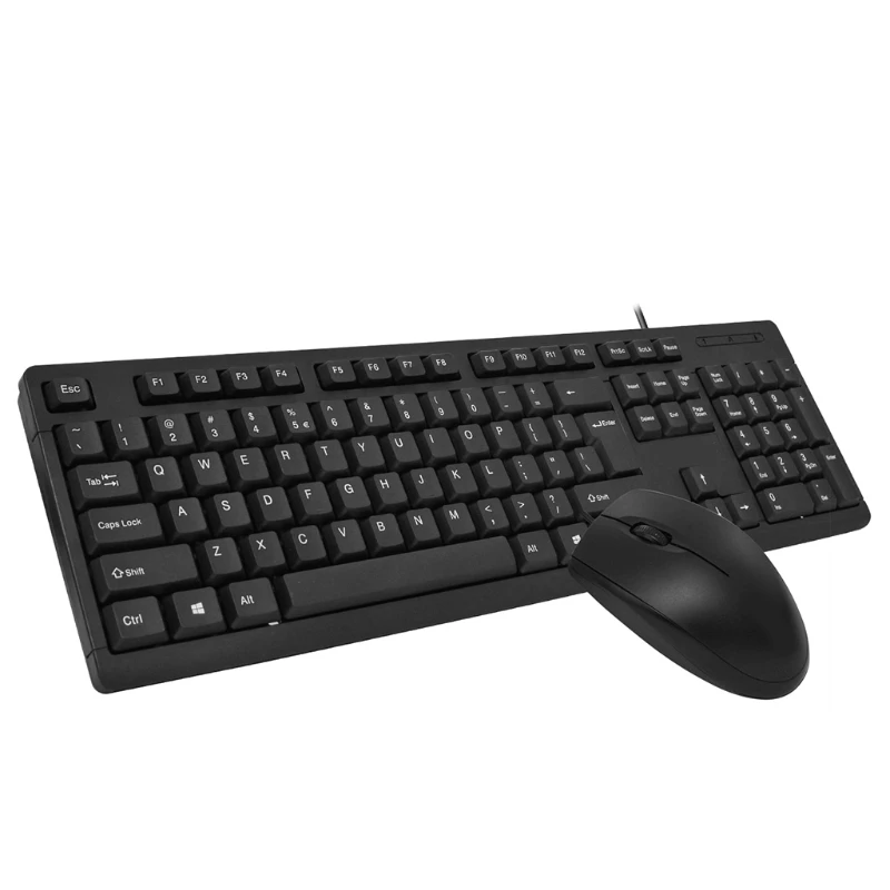 

Механическая клавиатура с 104 клавишами и маленькая портативная мышь, игровые проводные Usb клавиатуры (черная Проводная клавиатура и мышь в к...