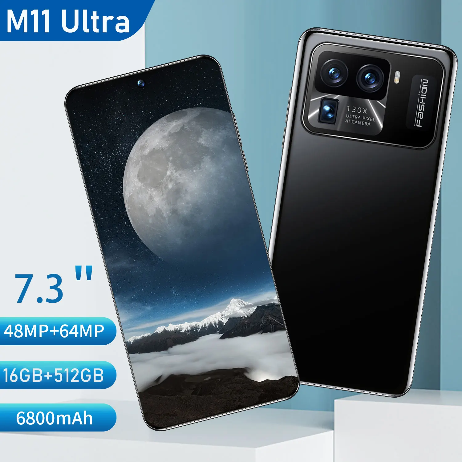 Original M11 Ultra 7.3 Inch Global Version Smartphone 6800mAh 16GB+1T Unlocked Android Phone HD Screen 5G Phone Support Google
Original M11 Ultra 7.3 Inch Global Version Smartphone 6800mAh 16GB+1T Unlocked Android Phone HD Screen 5G Phone Support Google