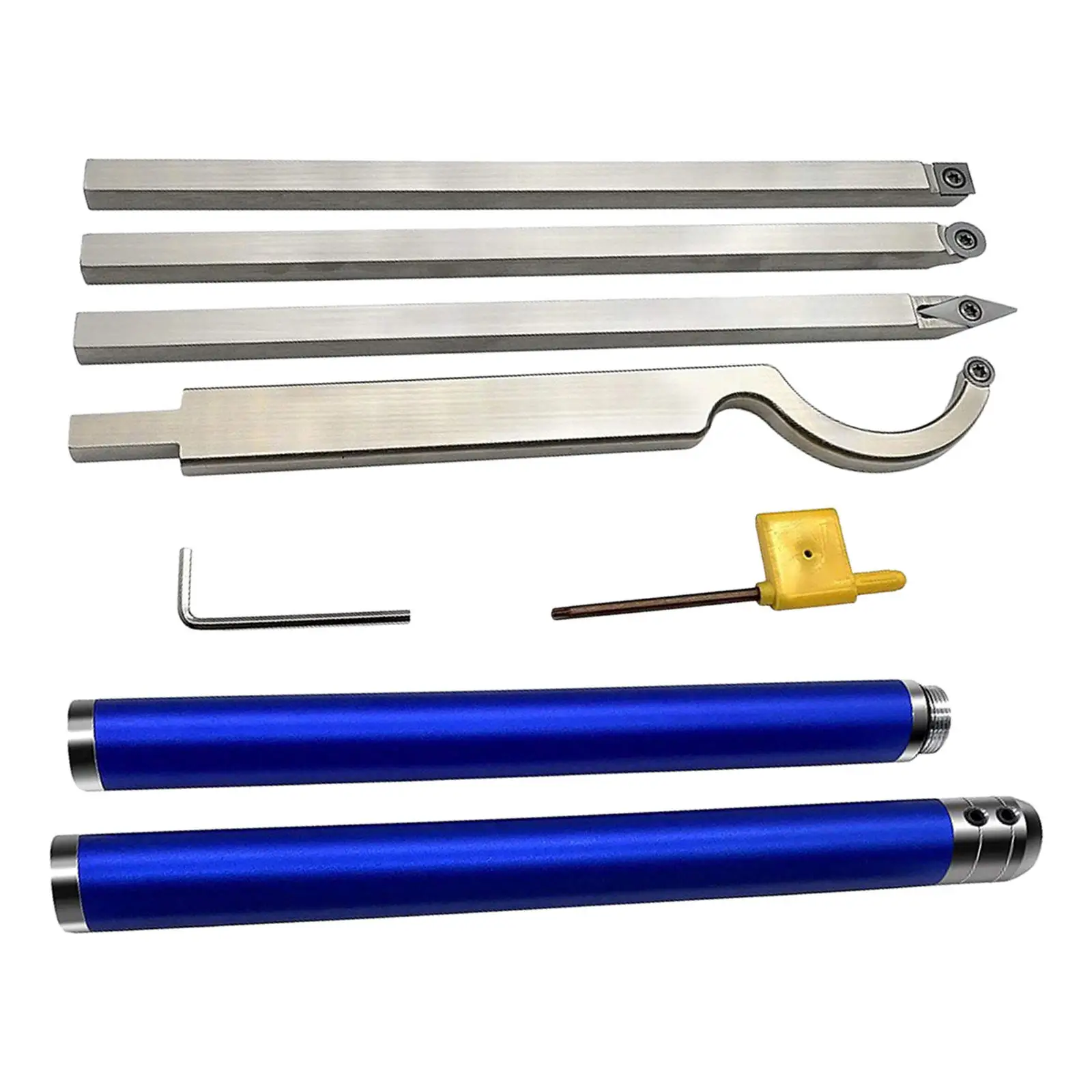 8x Carbide Wood Lathe Tools Professional Aluminum Alloy Insert Cutter Wood Turning Tool Set Handheld Woodturning Woodworking
8x Carbide Wood Lathe Tools Professional Aluminum Alloy Insert Cutter Wood Turning Tool Set Handheld Woodturning Woodworking