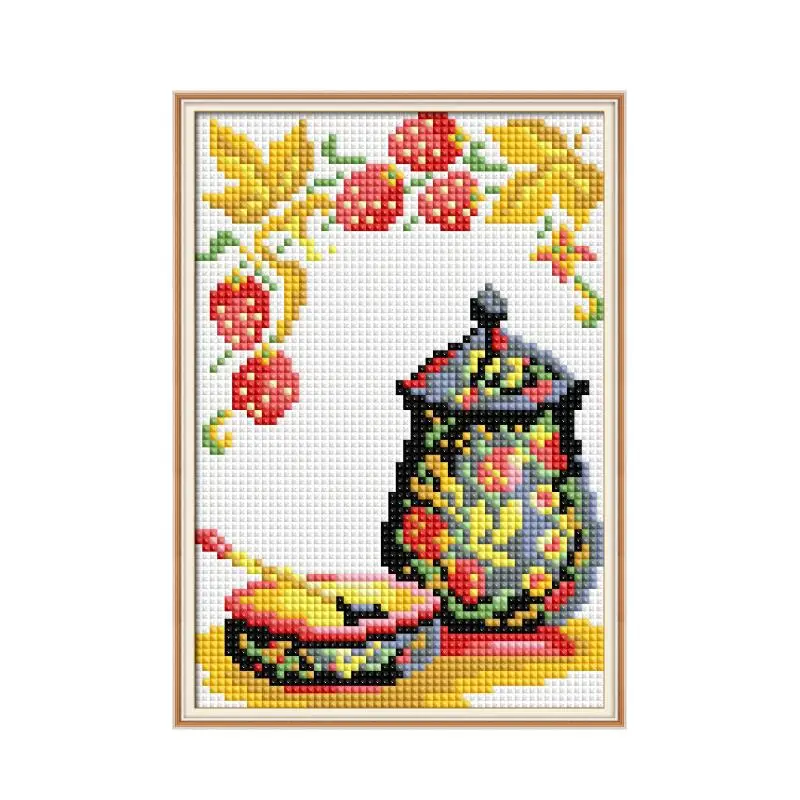 

Coloured pottery Diamond painting cross stitch kit Square Round Drill stitching embroidery DIY handmade needlework