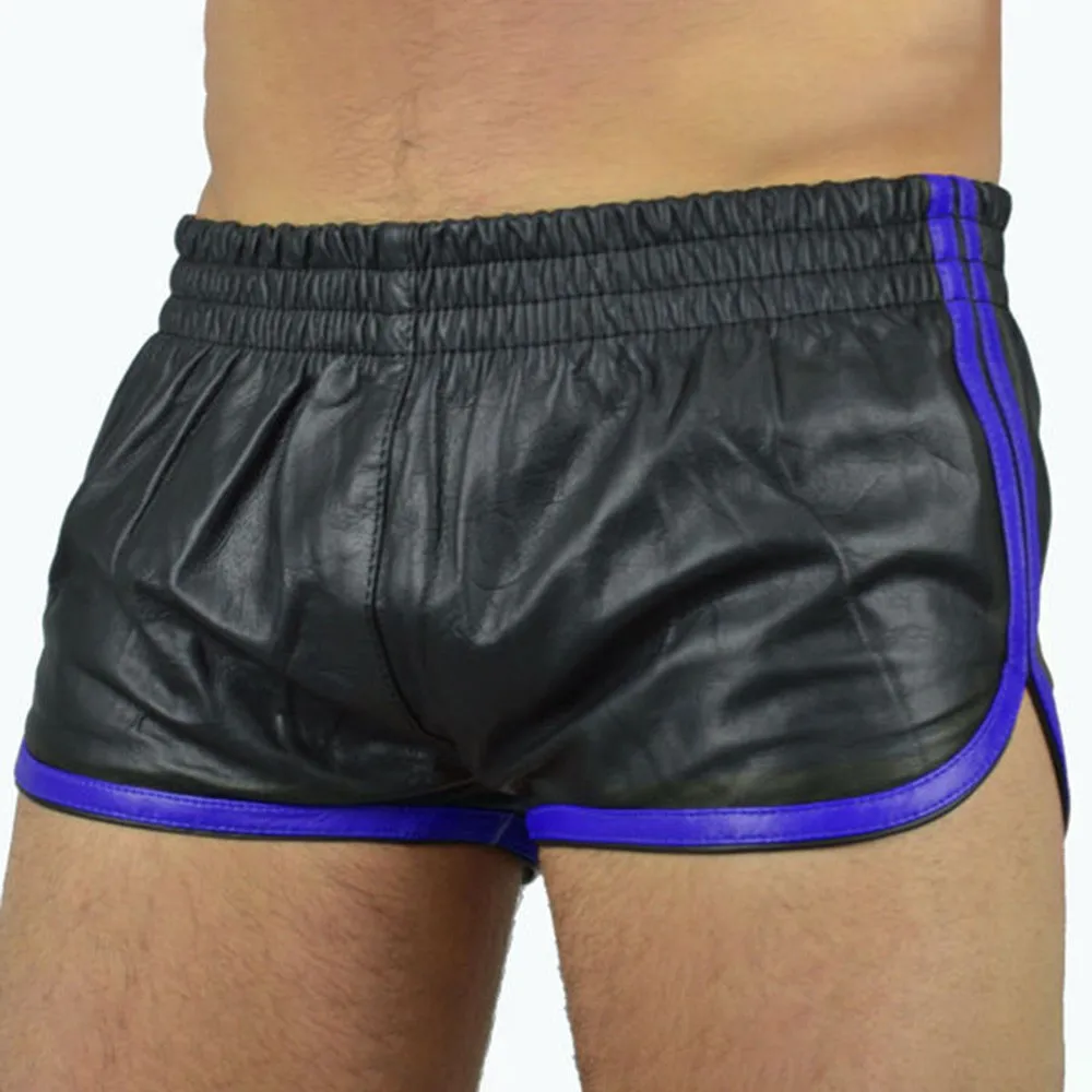 Men's Shorts Punk PU Leather Casual Shorts Slim Motorcycle Trousers Solid Color Plus Size Pants Male Sexy Clothing
Men's Shorts Punk PU Leather Casual Shorts Slim Motorcycle Trousers Solid Color Plus Size Pants Male Sexy Clothing