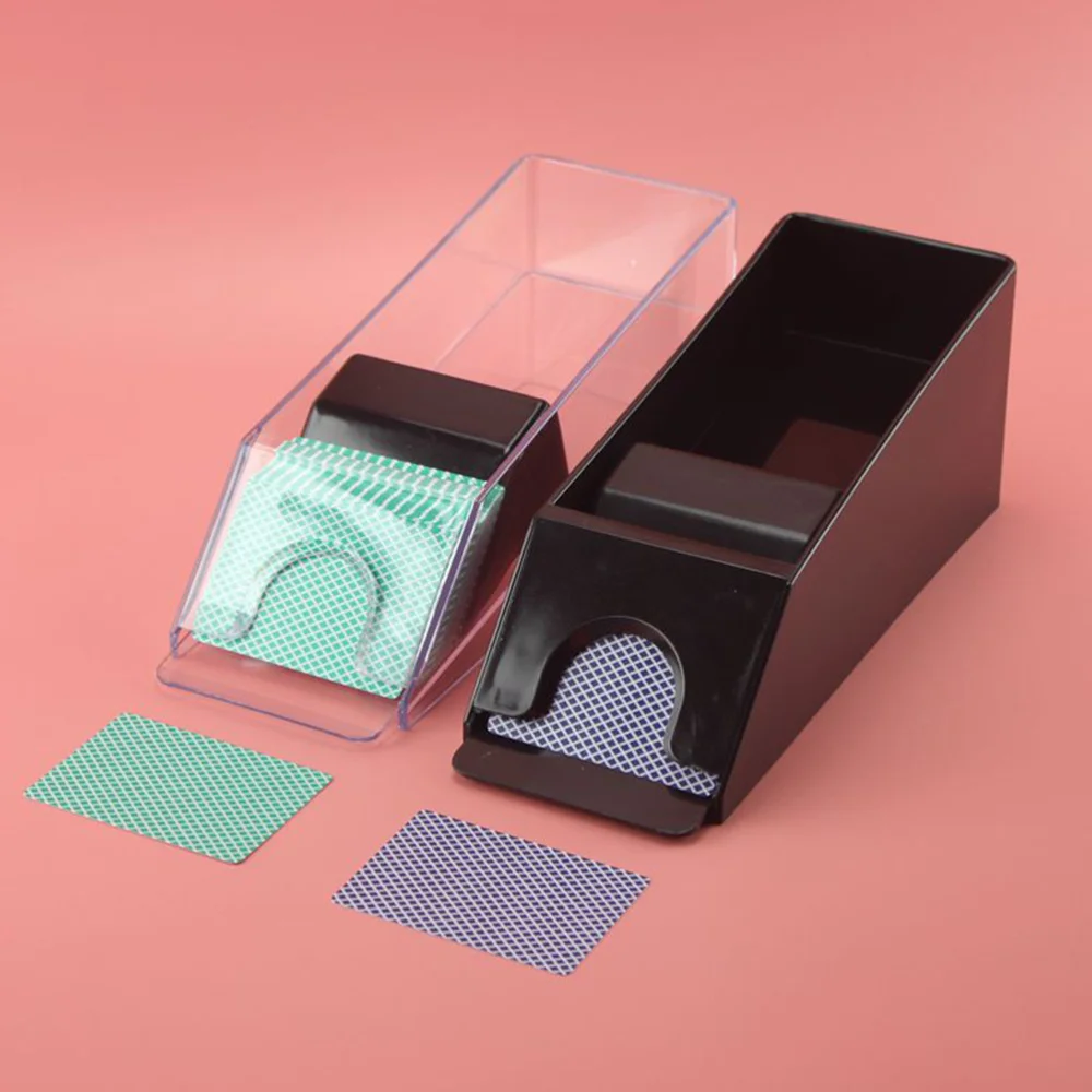 Deluxe Poker Dealer Poker Shoe Club Poker Game Special Acrylic 4 Poker Machine with Lid (Random Color)
Deluxe Poker Dealer Poker Shoe Club Poker Game Special Acrylic 4 Poker Machine with Lid (Random Color)