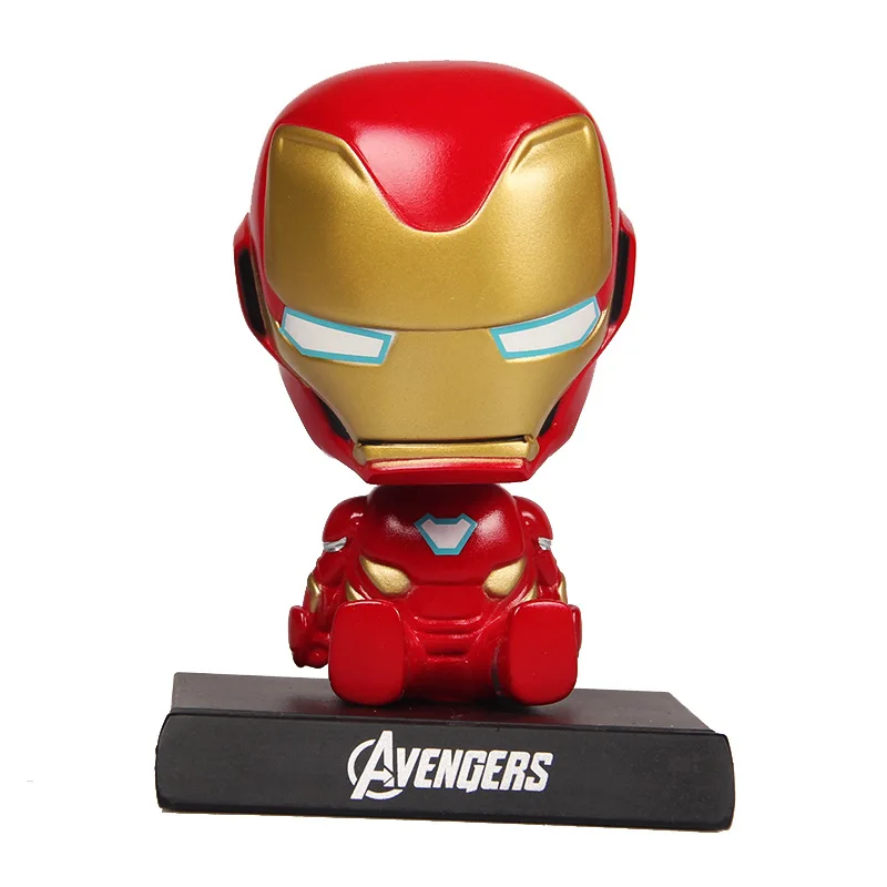 Marvel Superhero Q Edition 12cm Avengers Cartoon Thanos Iron Man Shaking His Head Doll Toy Car Decoration Car Interior Supplies
Marvel Superhero Q Edition 12cm Avengers Cartoon Thanos Iron Man Shaking His Head Doll Toy Car Decoration Car Interior Supplies