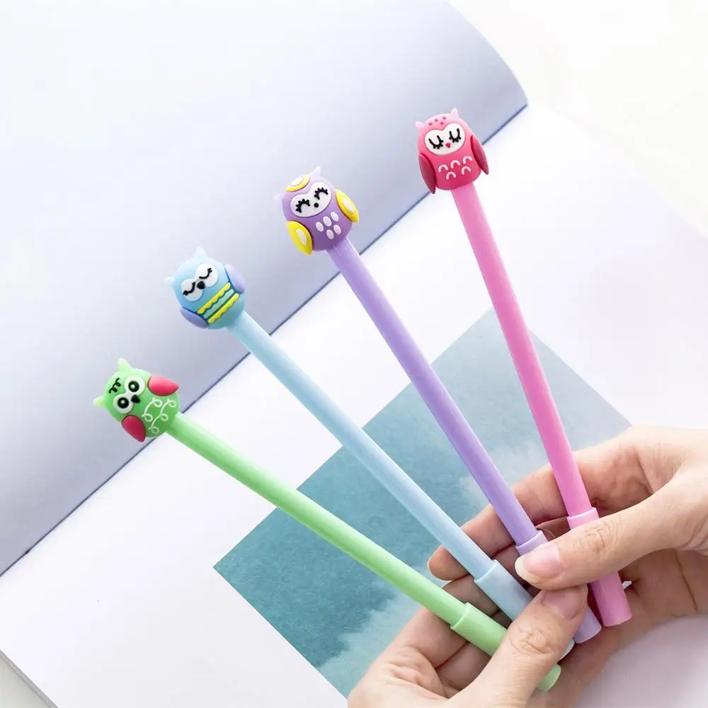 36pcs Cartoon Owl Pen 0.5mm Wholesale Black Ink Gel Pens Child Girl Kawaii Stationery Items Office School Student Supplies H6491
36pcs Cartoon Owl Pen 0.5mm Wholesale Black Ink Gel Pens Child Girl Kawaii Stationery Items Office School Student Supplies H6491