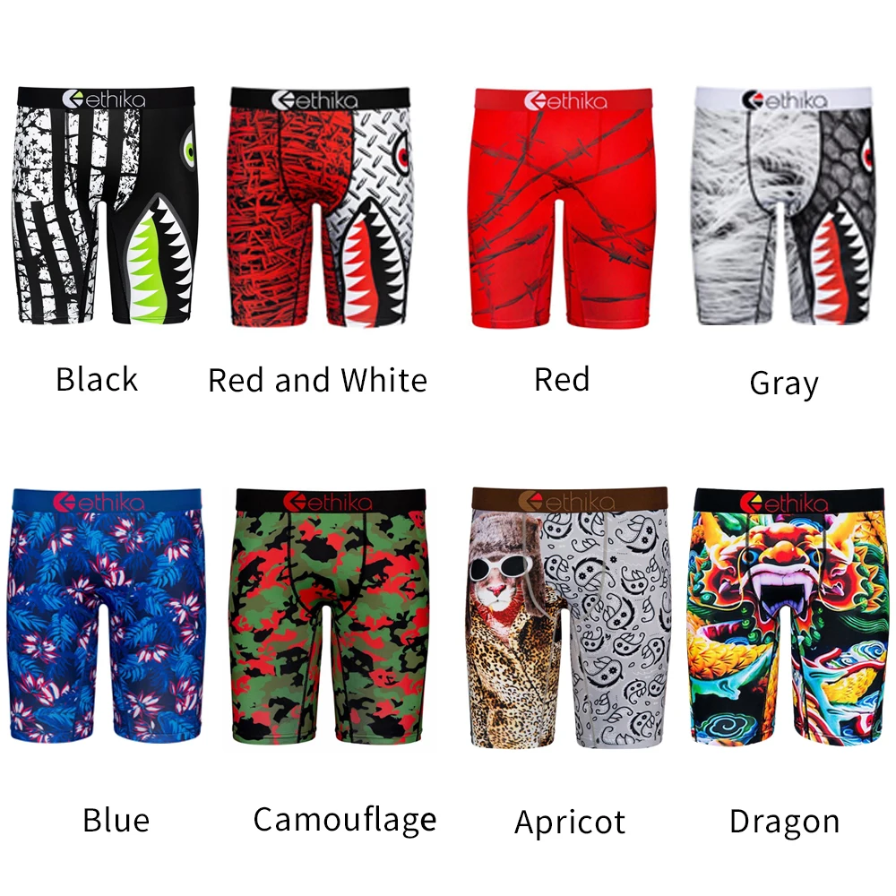 2021 Ethika Cool Style Men Underwear Boxers Fitness Sporty Sexy Beach Print Male Boxer Panties
2021 Ethika Cool Style Men Underwear Boxers Fitness Sporty Sexy Beach Print Male Boxer Panties