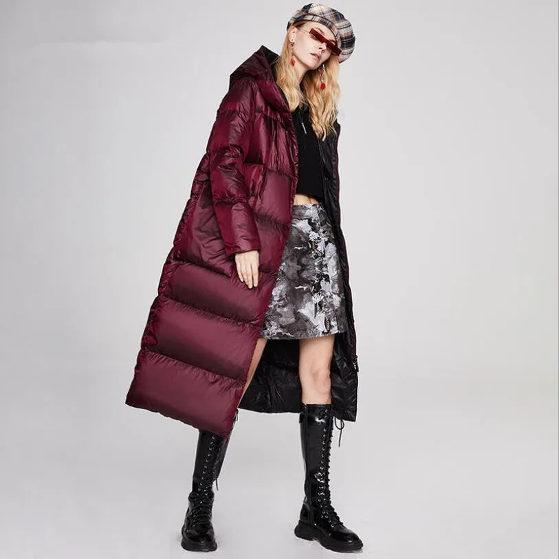 Женский длинный пуховик, зимнее пальто на белом утином пуху 2021, женские утепленные парки, водонепроницаемое теплое пальто с капюшоном для с...
Женский длинный пуховик, зимнее пальто на белом утином пуху 2021, женские утепленные парки, водонепроницаемое теплое пальто с капюшоном для с...