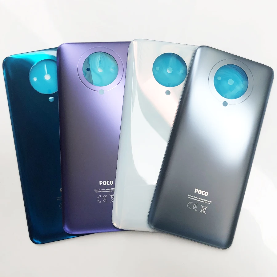 100% оригинал 6 67 дюйма для Xiaomi Poco F2 Pro задняя крышка батарейного отсека стеклянная с