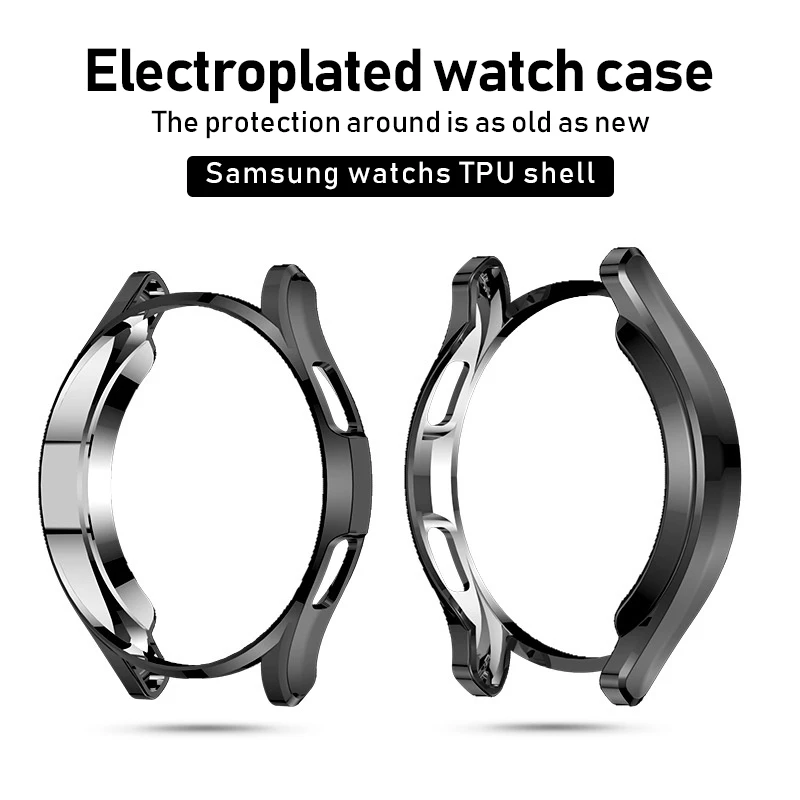 Case For Samsung Galaxy Watch 4 Classic 46mm/42mm TPU Plated Screen Protector Cover Bumper Galaxy 4 Classic Watch 4 42mm 46mm
Case For Samsung Galaxy Watch 4 Classic 46mm/42mm TPU Plated Screen Protector Cover Bumper Galaxy 4 Classic Watch 4 42mm 46mm