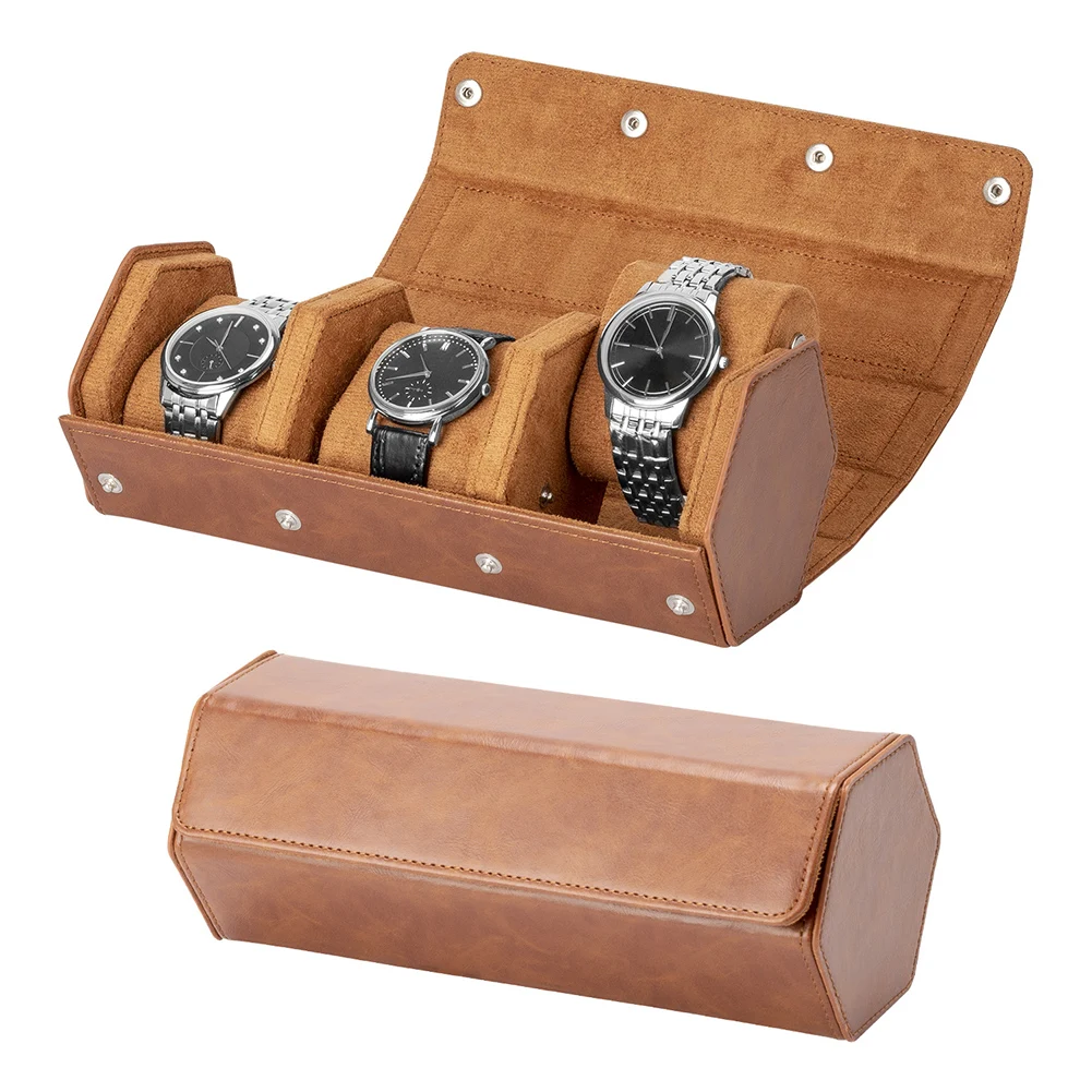 3 Slots Watch Roll Travel Case Portable Vintage Leather Display Watch Storage Box Wristwatch Pouch Holder Watch Organizer Box
3 Slots Watch Roll Travel Case Portable Vintage Leather Display Watch Storage Box Wristwatch Pouch Holder Watch Organizer Box