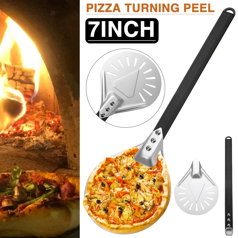 Long Handle Pizza Peel Shovel Pizza Turning Peel Spatula Aluminum Heat Resistant For Pizza Cakes Pies Transfer Bakeware
Long Handle Pizza Peel Shovel Pizza Turning Peel Spatula Aluminum Heat Resistant For Pizza Cakes Pies Transfer Bakeware