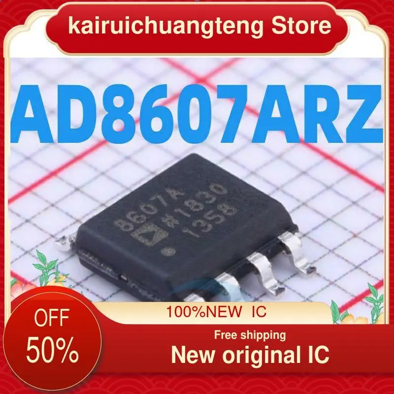 (1 шт.) Φ SOP8 AD8607ARZ 8607A новый оригинальный операционный усилитель IC Rail-to-Rail
(1 шт.) Φ SOP8 AD8607ARZ 8607A новый оригинальный операционный усилитель IC Rail-to-Rail