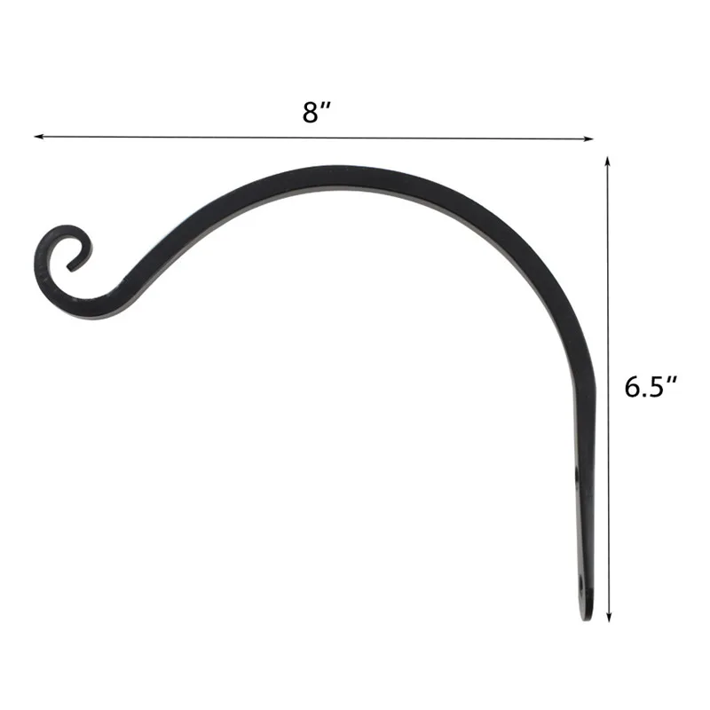 2 PCS 8inch Wall Hook Hanging Plant Bracket Decorative Straight Plant Hanger for Bird Feeders Planters Lanterns Wind Chimes
2 PCS 8inch Wall Hook Hanging Plant Bracket Decorative Straight Plant Hanger for Bird Feeders Planters Lanterns Wind Chimes