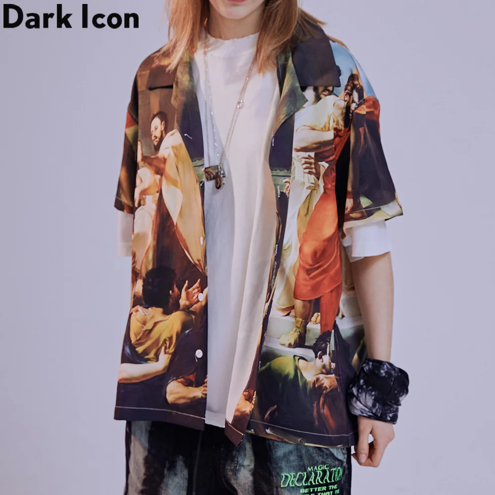 Dark Icon Full Printed Vintage Street Polo Shirt Men Turn-down Collar Thin Material Men's Shirts Male Top
Dark Icon Full Printed Vintage Street Polo Shirt Men Turn-down Collar Thin Material Men's Shirts Male Top