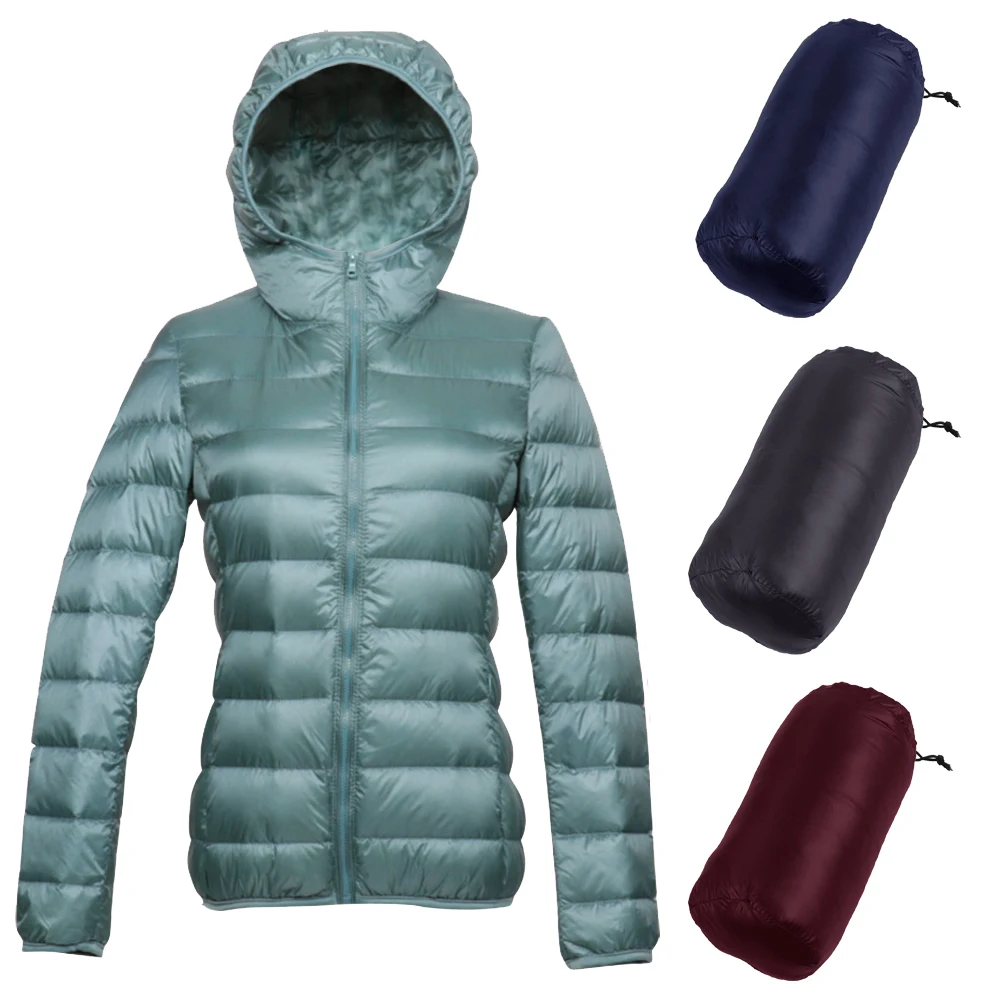 Witbuy Winter Ultra Light Weight White Duck Down Jacket For Women Hooded Long Sleeve Warm Coat Parka Female Portable Outwear
Witbuy Winter Ultra Light Weight White Duck Down Jacket For Women Hooded Long Sleeve Warm Coat Parka Female Portable Outwear