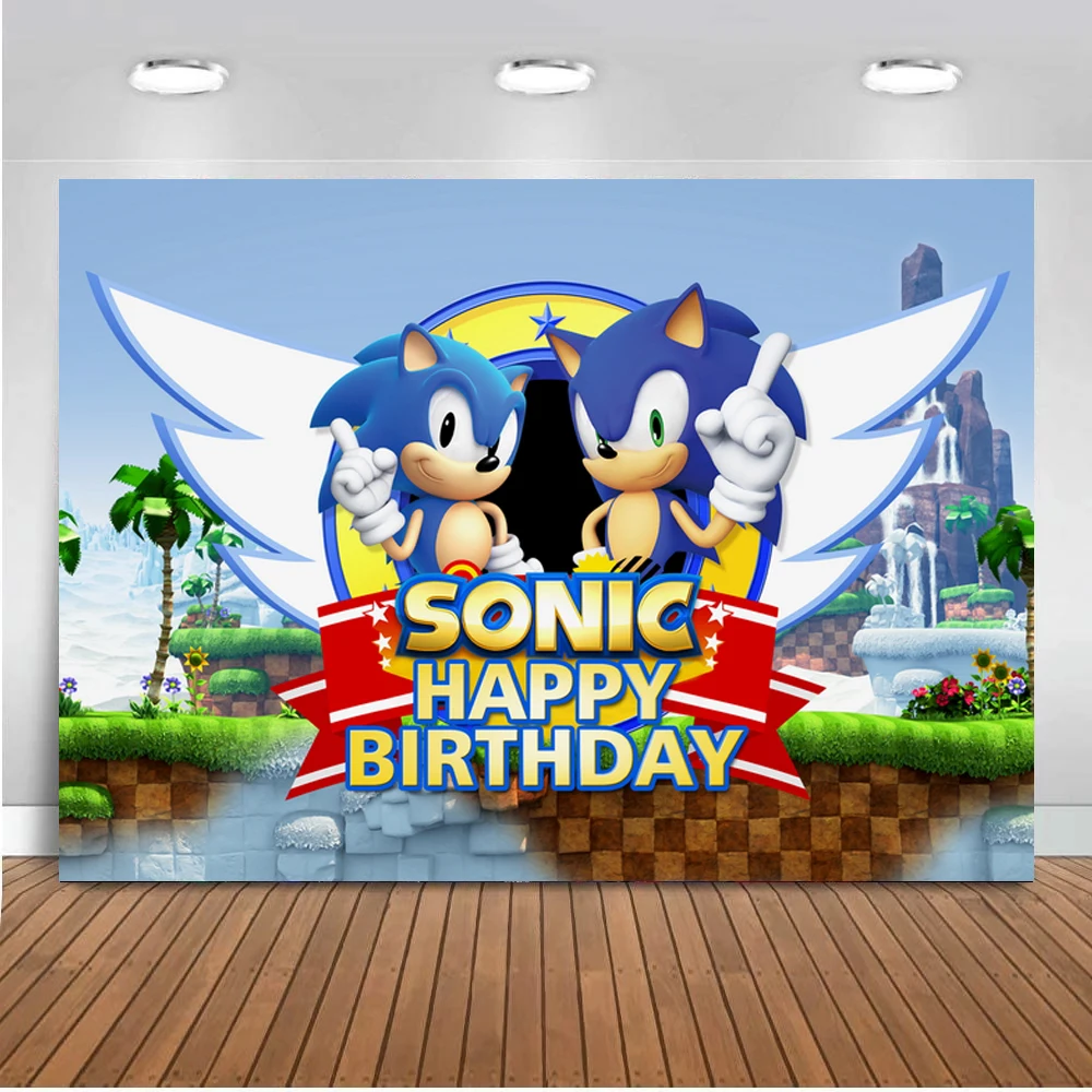 Sonic Video Game Boy 1st Happy Birthday Party HD Posters Wall Art Picture Canvas Paintings Decoration for Living Room Home Decor
Sonic Video Game Boy 1st Happy Birthday Party HD Posters Wall Art Picture Canvas Paintings Decoration for Living Room Home Decor