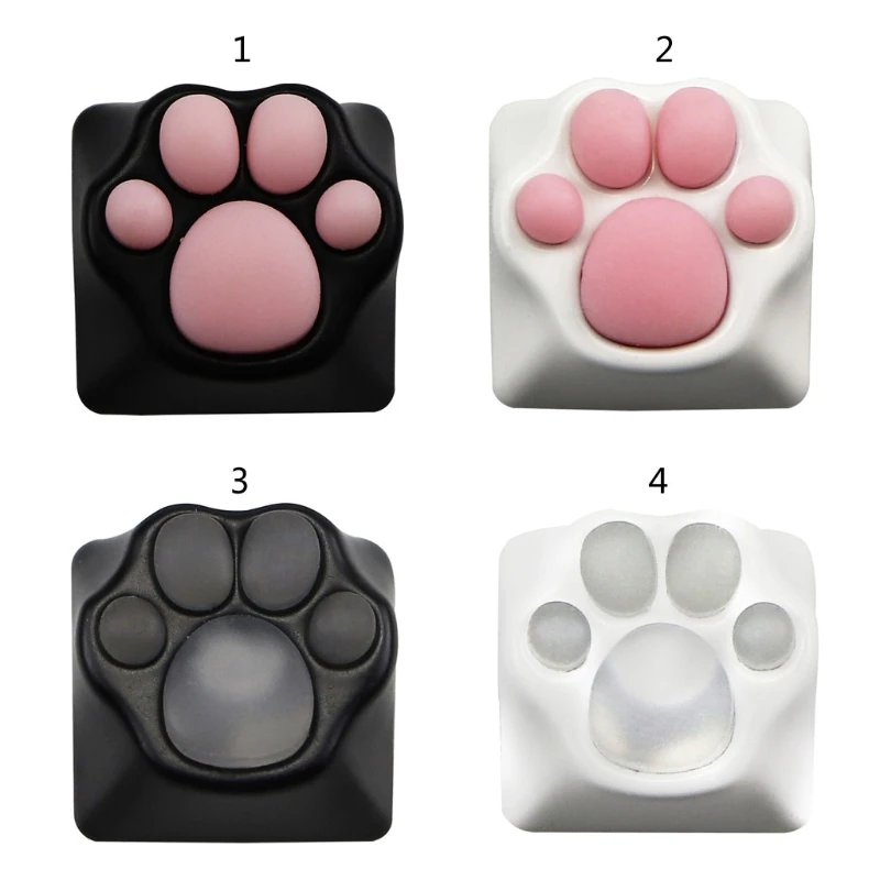 Personality Customized Aluminum Silicone Kitty Paw Artisan Backlight Keycap Cat Paws Pad Keyboard keyCaps for Cherry MX Switches
Personality Customized Aluminum Silicone Kitty Paw Artisan Backlight Keycap Cat Paws Pad Keyboard keyCaps for Cherry MX Switches
