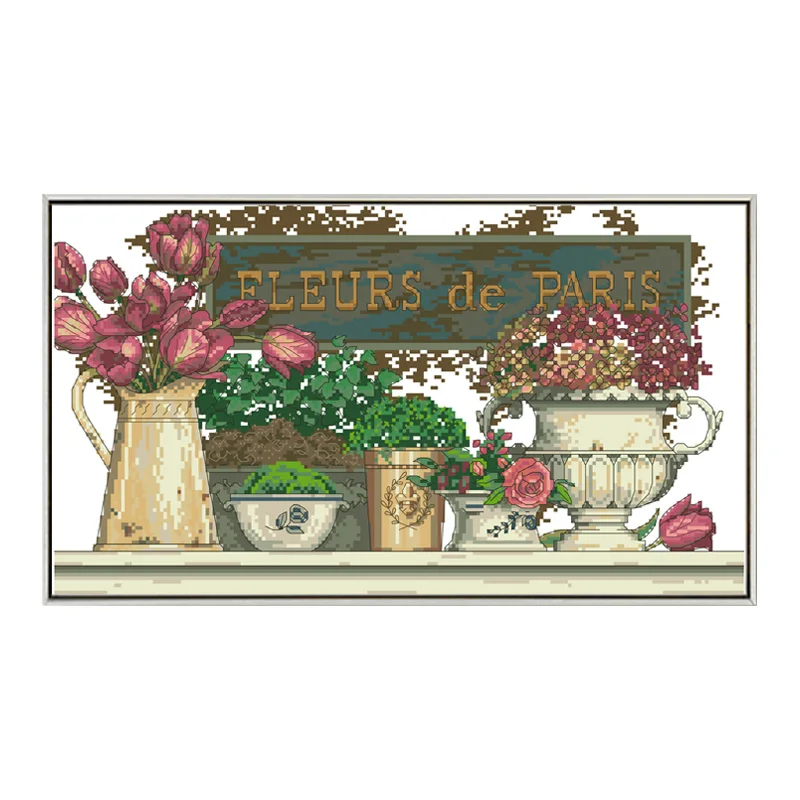 Vase Counted Cross Stitch Kits Pattern Printed Embroidery Sets 11CT 14CT DIY Needlework Home Decorations Crafts Canvas Paintings
Vase Counted Cross Stitch Kits Pattern Printed Embroidery Sets 11CT 14CT DIY Needlework Home Decorations Crafts Canvas Paintings