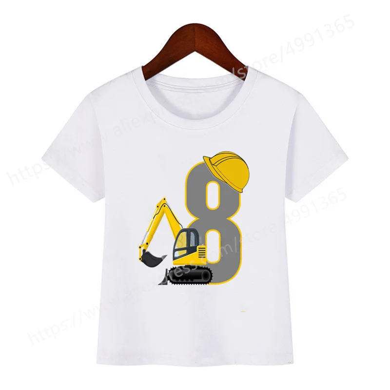 T Shirt Cartoon Baby Kids Boys Girls Children Cotton Short Sleeves Summer Clothing Excavator T Shirt
T Shirt Cartoon Baby Kids Boys Girls Children Cotton Short Sleeves Summer Clothing Excavator T Shirt