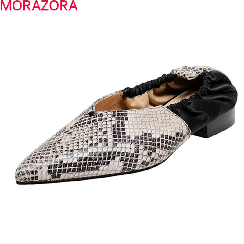 MORAZORA 2021 New Arrival Women Pumps Square Heels Pointed Toe Fashion Snake Ladies Single Shoes Summer Shallow Casual Shoes
MORAZORA 2021 New Arrival Women Pumps Square Heels Pointed Toe Fashion Snake Ladies Single Shoes Summer Shallow Casual Shoes