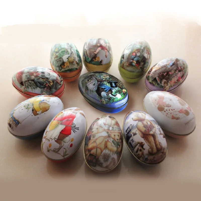 Large Bunny Chick Easter Egg Candy Tin Box Creative Metal Packaging Box Festival Supplies For Wedding Birthday Children's Gifts
Large Bunny Chick Easter Egg Candy Tin Box Creative Metal Packaging Box Festival Supplies For Wedding Birthday Children's Gifts