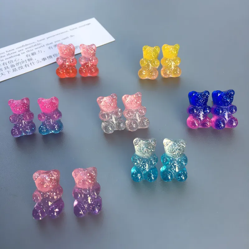 piercin piercin 2020 trend Candy colors cartoon bear stud stainless steel Unusual earrings for Women's fashion earrings 2020 ne
piercin piercin 2020 trend Candy colors cartoon bear stud stainless steel Unusual earrings for Women's fashion earrings 2020 ne