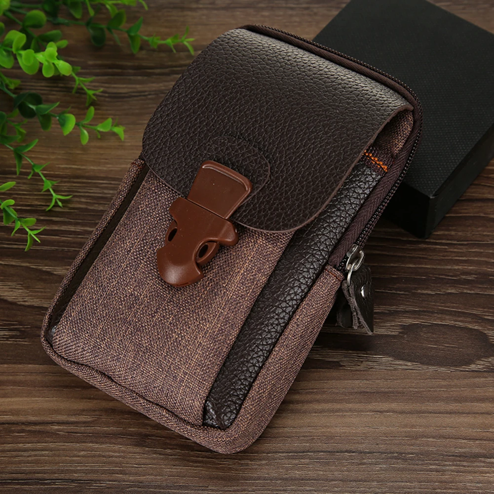 Men Canvas Waist Bag Business Classic Texture Creative Design Chic Casual Phone Purse Travel Zipper Belt Bum Pouch
Men Canvas Waist Bag Business Classic Texture Creative Design Chic Casual Phone Purse Travel Zipper Belt Bum Pouch