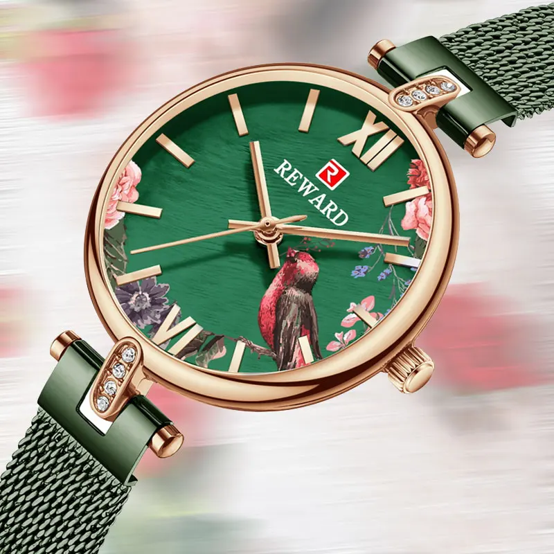Blue Gold Fashion Bird Watch Diamond Women Watches Luxury Quartz Clock Female Steel Mesh Belt Watchwrist Elegant Vintage Ladies
Blue Gold Fashion Bird Watch Diamond Women Watches Luxury Quartz Clock Female Steel Mesh Belt Watchwrist Elegant Vintage Ladies
