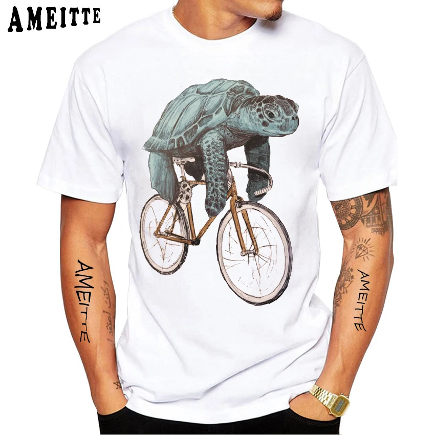 Винтажная виниловая футболка с изображением акулы для езды на велосипеде летние