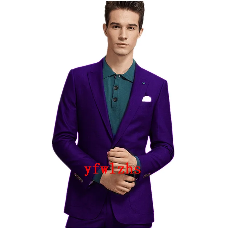Handsome Groomsmen Peak Lapel Groom Tuxedos Wedding Dress Men Suits Blazer Prom Dinner (Jacket+Pants+Tie) K314
Handsome Groomsmen Peak Lapel Groom Tuxedos Wedding Dress Men Suits Blazer Prom Dinner (Jacket+Pants+Tie) K314
