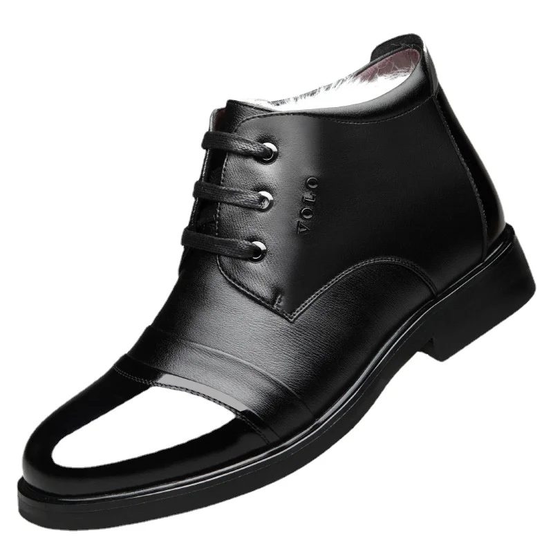 A68 Winter Wool and Cotton Shoes for Men with Plush and Thickened Warm Fur One Leather High Top Business Dress Casual Shoes for
A68 Winter Wool and Cotton Shoes for Men with Plush and Thickened Warm Fur One Leather High Top Business Dress Casual Shoes for