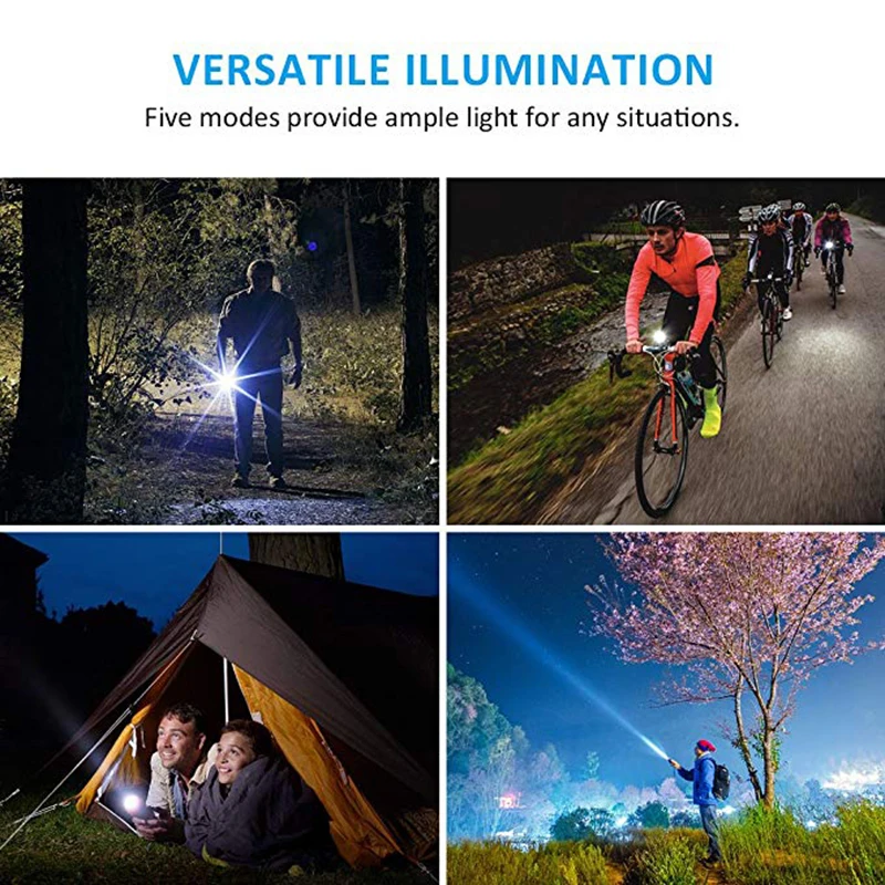 Portable Led Flashlight Ultra Bright torch T6/L2/V6 Camping Light 5 Modes Waterproof Zoomable Bicycle Lamps Use 18650 Battery
Portable Led Flashlight Ultra Bright torch T6/L2/V6 Camping Light 5 Modes Waterproof Zoomable Bicycle Lamps Use 18650 Battery