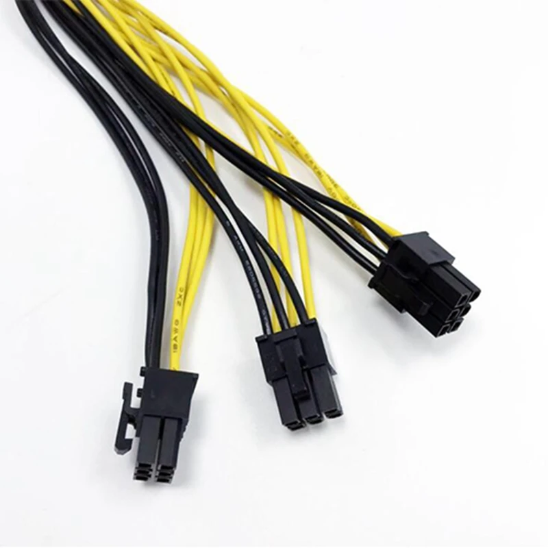 5Pcs Power Supply Cable 1 to 3 6P+2P Miner Adapter Cable 8Pin GPU Video Card Wire 12AWG+18AWG Cables for BTC Mining
5Pcs Power Supply Cable 1 to 3 6P+2P Miner Adapter Cable 8Pin GPU Video Card Wire 12AWG+18AWG Cables for BTC Mining