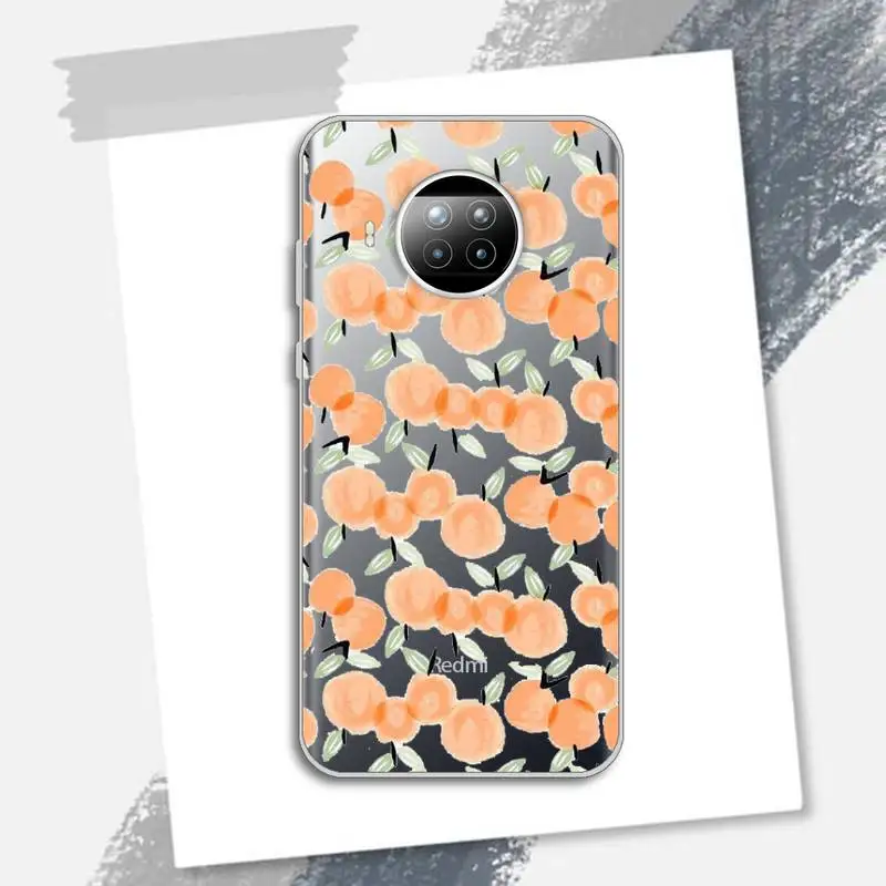 Delicious Fruit peach Phone Case Transparent for Xiaomi Redmi note 10 t 8 9 pro lite 11
Delicious Fruit peach Phone Case Transparent for Xiaomi Redmi note 10 t 8 9 pro lite 11