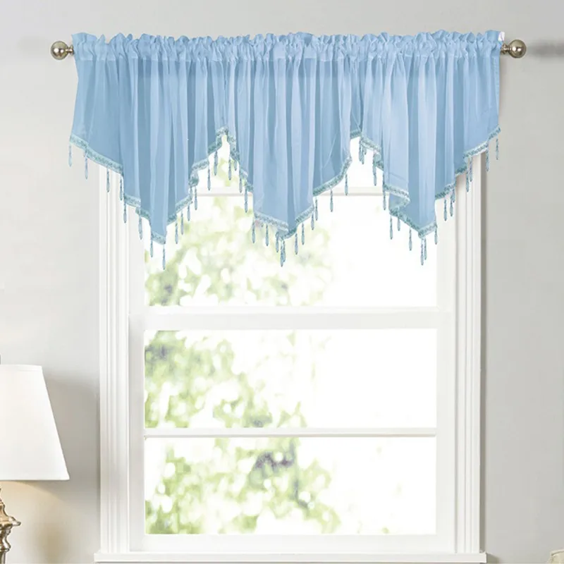 1PCS Solid Color Curtains Windows Triangular Drapes for Home Kitchen Window Curtains Sheer Living Room Cafe Decoration
1PCS Solid Color Curtains Windows Triangular Drapes for Home Kitchen Window Curtains Sheer Living Room Cafe Decoration