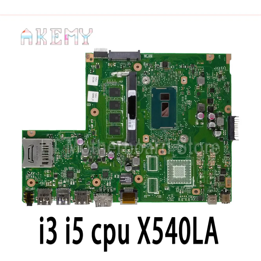 Multiple configuration i3 i5 cpu X540LA Laptop motherboard For Asus X540LA X540LJ X540L F540L X540 Test original mainboard
Multiple configuration i3 i5 cpu X540LA Laptop motherboard For Asus X540LA X540LJ X540L F540L X540 Test original mainboard