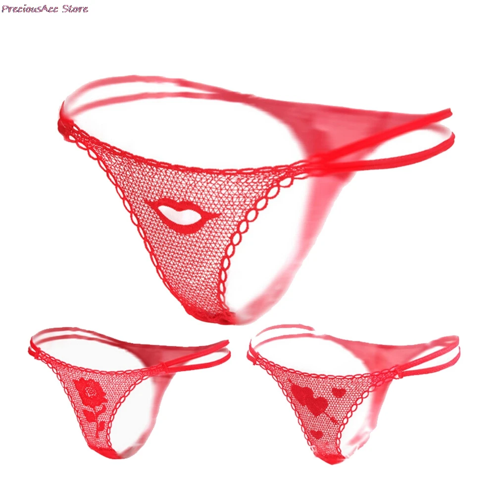 New 1Pcs Creative Women Sexy Rose Flower Lace G-string Briefs Thongs Romantic V-string Panties Valentine's Day Gift Red Color
New 1Pcs Creative Women Sexy Rose Flower Lace G-string Briefs Thongs Romantic V-string Panties Valentine's Day Gift Red Color