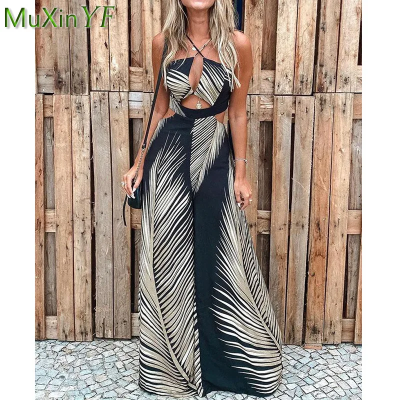 Women's Kpop Big Name Print Leaf Jumpsuit Summer 2021 New Casual Fashion Hollow Out Full Length Wide Leg Pants Halter Streetwear
Women's Kpop Big Name Print Leaf Jumpsuit Summer 2021 New Casual Fashion Hollow Out Full Length Wide Leg Pants Halter Streetwear