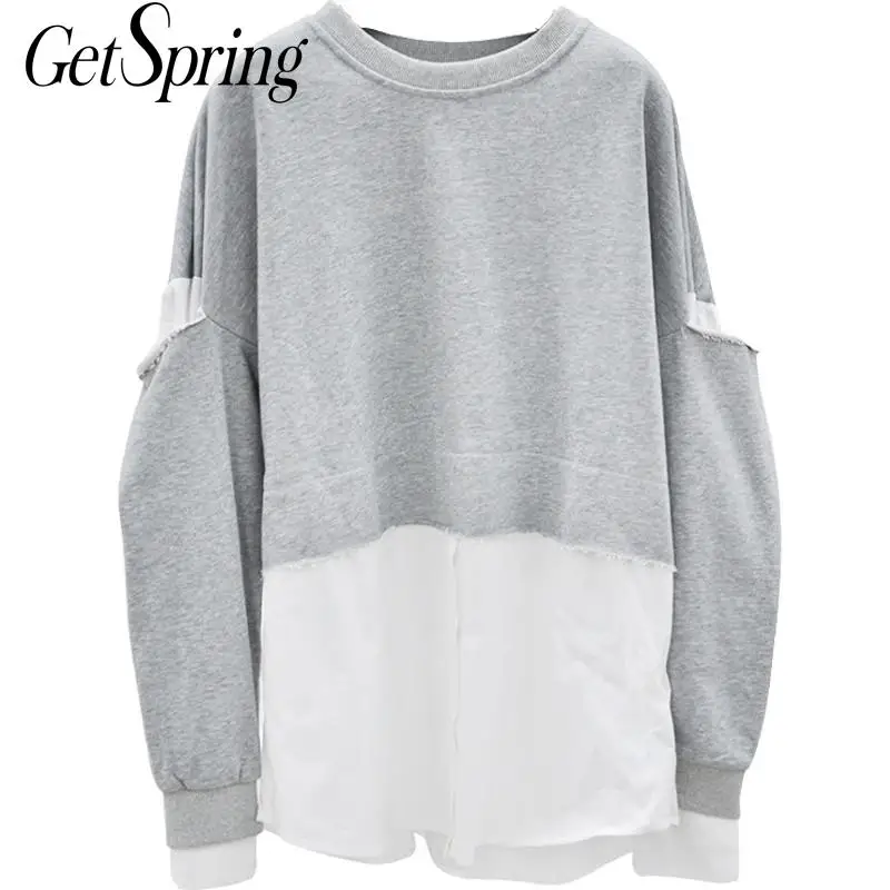 GetSpring Женская толстовка, хлопковые женские свитшоты, пуловеры, Женское пальто в стиле пэчворк с длинным рукавом, Свободные Длинные асимметр...
GetSpring Женская толстовка, хлопковые женские свитшоты, пуловеры, Женское пальто в стиле пэчворк с длинным рукавом, Свободные Длинные асимметр...