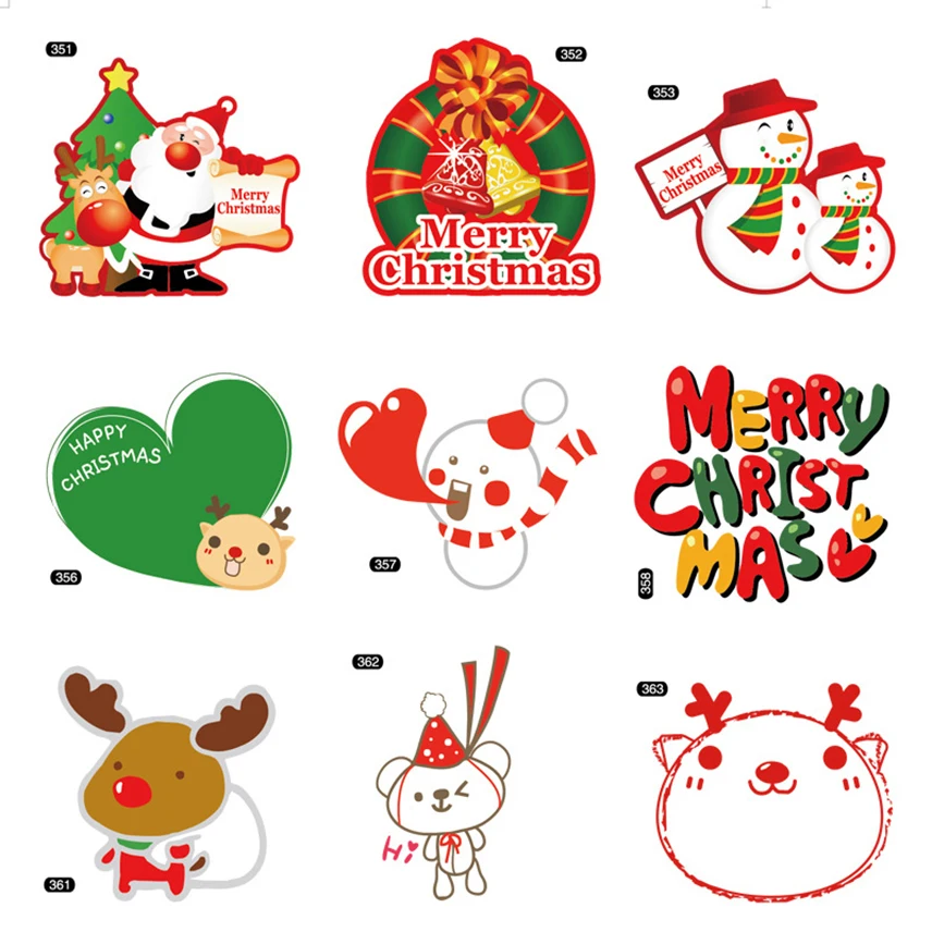 Cartoon Christmas Stickers Santa Claus Snowman Bottle Labels Mirror Stickers Gift Box Decor Sticker On The Fridge Christmas Toys
Cartoon Christmas Stickers Santa Claus Snowman Bottle Labels Mirror Stickers Gift Box Decor Sticker On The Fridge Christmas Toys