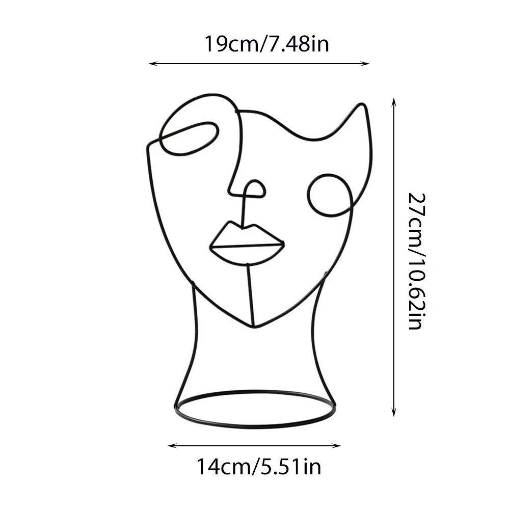 European Home Decoration Accessories Abstract Character Sculpture Art Decor Metal Black Lines Figurines Home Decoration Art Gift
European Home Decoration Accessories Abstract Character Sculpture Art Decor Metal Black Lines Figurines Home Decoration Art Gift