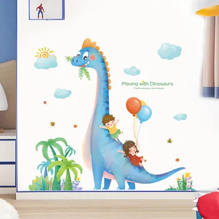 Cartoon Dinosaur Wallpaper Self-adhesive Kids Room Decoration Creative Wall Stickers Bedroom Decor Poster Animal Home Decoration
Cartoon Dinosaur Wallpaper Self-adhesive Kids Room Decoration Creative Wall Stickers Bedroom Decor Poster Animal Home Decoration